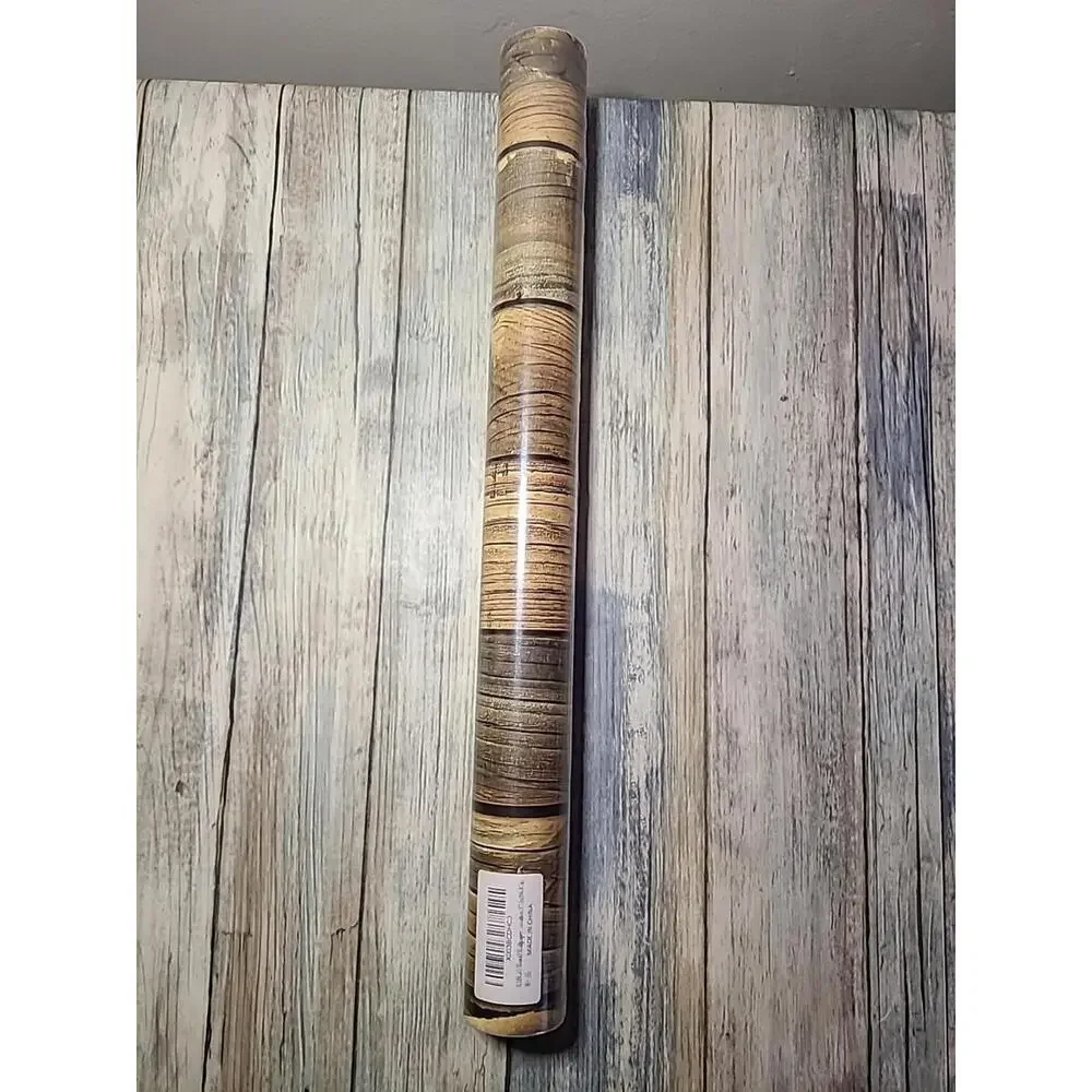 Amigo Wood Wallpaper Sticky Back 17.5x196.85 In New Roll